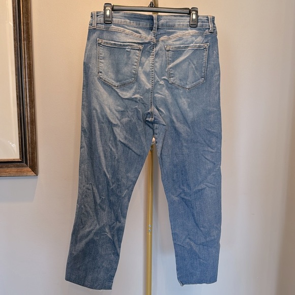 Rewash high rise slim straight Blue Distressed Jeans NWT 11/30 - Picture 6 of 15